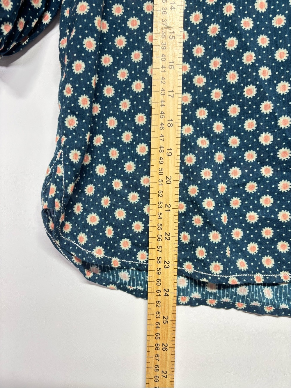 ✨Pilcro The Tallulah Double Puff-Sleeve Blouse Size M - Picture 15 of 15